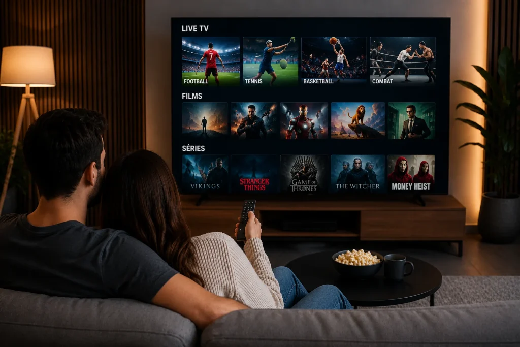 IPTV pas cher France 2026 -abonnement IPTV qualité HD 4K à prix accessible